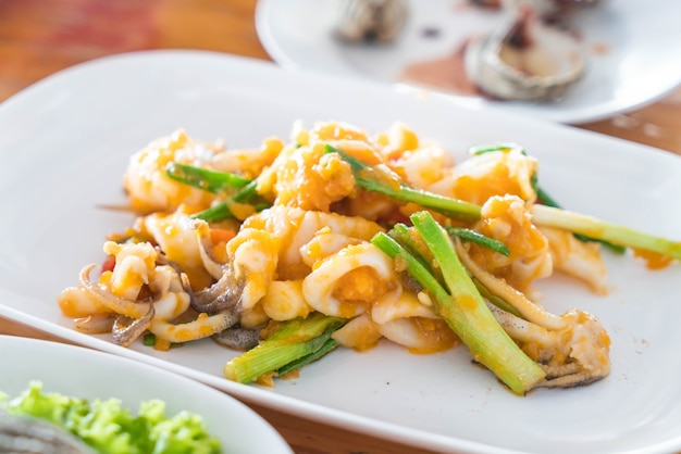 Photo Stir-Fried Salted Corn Squid Bitung