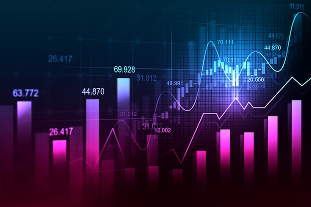 Premium Photo Stock Market Or Forex Trading Graph In Graphic Concept 7300