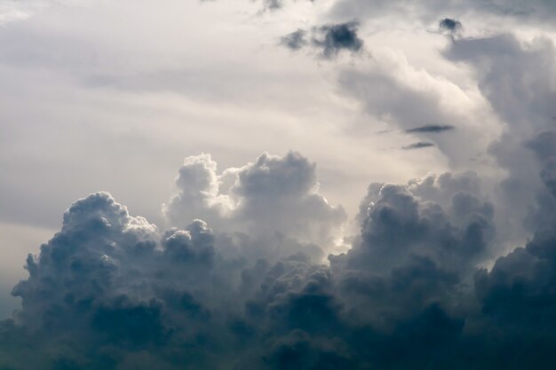 Premium Photo | Storm silhouette cloud sun ray in gray sky dark cloud