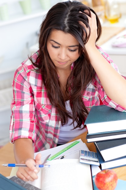 students stressed over homework