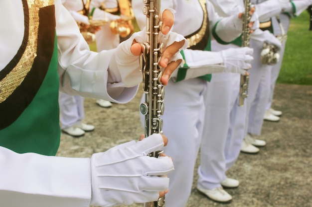 Premium Photo | The Students Of The Clarinet School Orchestra