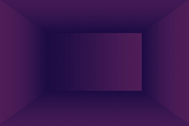 スタジオ背景コンセプト 製品の抽象的な空の光のグラデーション紫のスタジオルームの背景 プレーンスタジオの背景 無料の写真