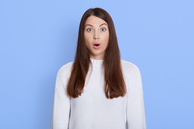 Premium Photo | Stunned winsome woman with dark hair