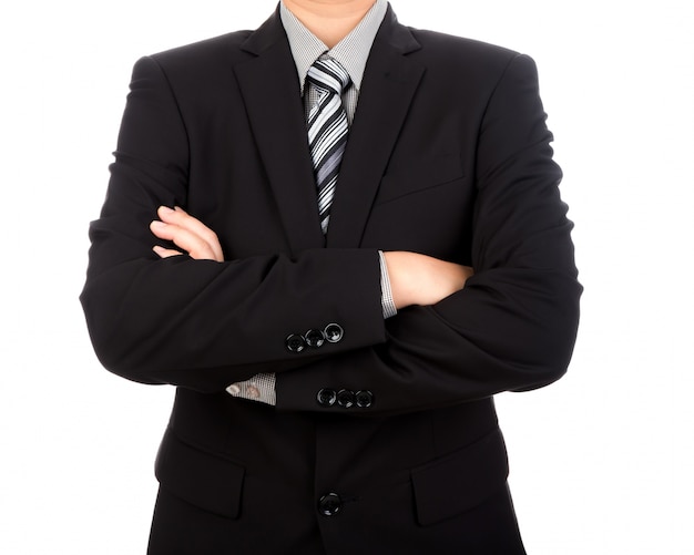 Stylish businessman with crossed arms Free Photo