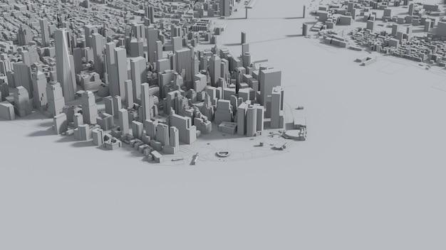 Premium Photo | Stylized graphics city of new york