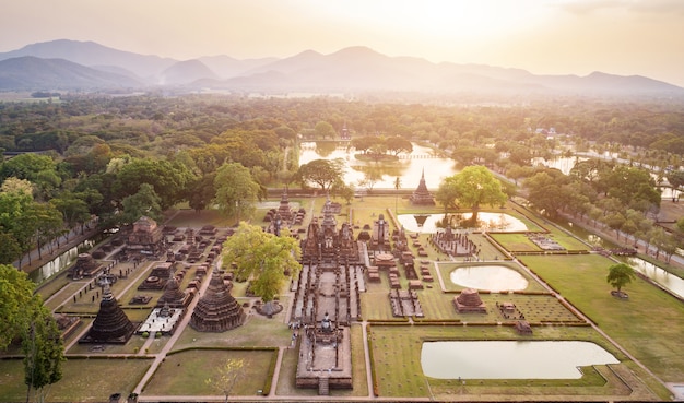 Premium Photo | Sukhothai historical park in sukhothai province ...