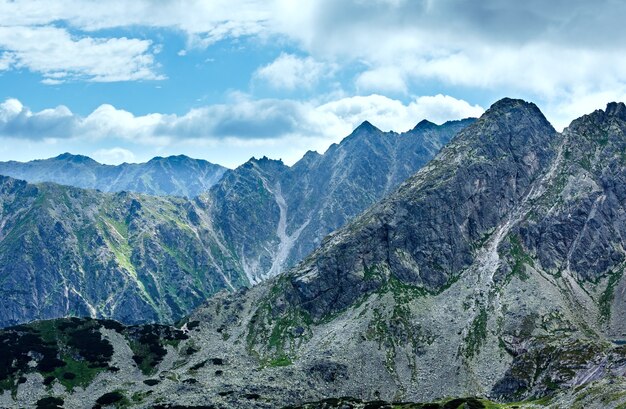 Premium Photo | Summer tatra mountain, poland, view to swinica mount