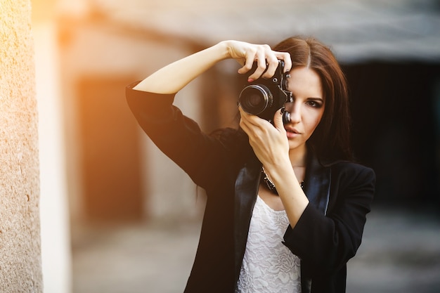 Premium Photo | Sunlight photographer young copy activity