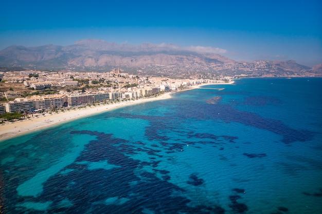 Premium Photo | Sunny day, summer, spanish mediterranean sea coast ...