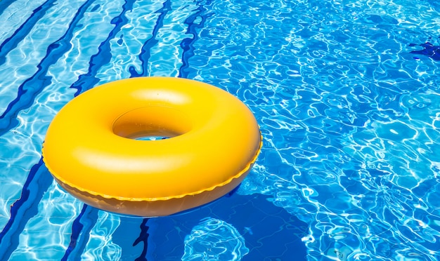 Swimming pool inner tube Photo | Premium Download
