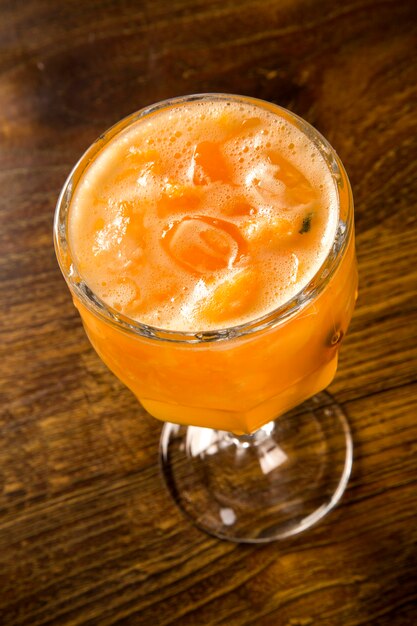 Premium Photo | Tangerine fruit caipirinha of brazil