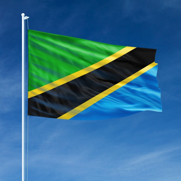 Tanzania flag flying Photo | Premium Download