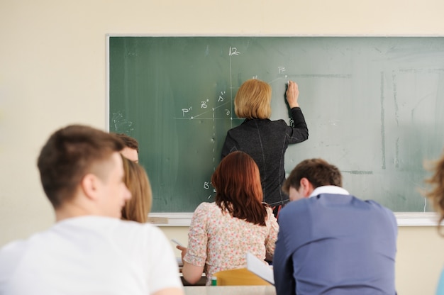 Premium Photo Teacher Giving A Lecture