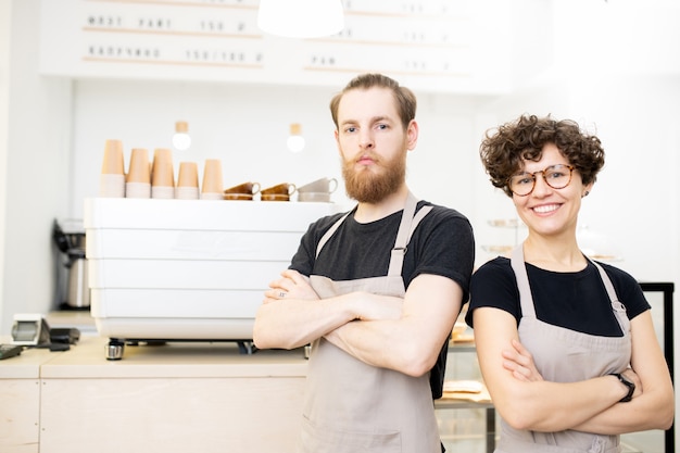 Premium Photo Team Of Coffee Shop Staff premium-photo-team-of-coffee-shop-staff
