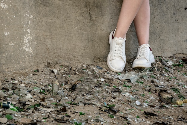 White Teen Feet