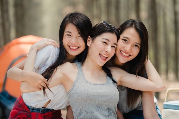 Teenage asian female happy smiling to camera Free Photo