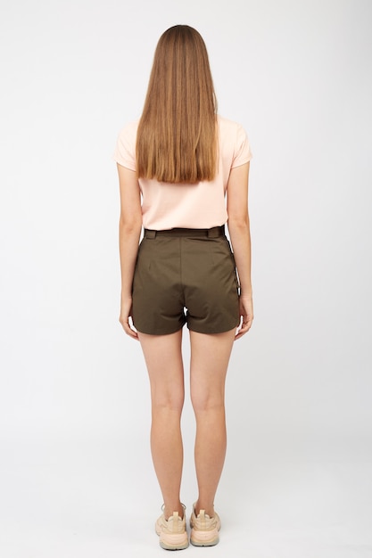 khaki shorts for teenage girl