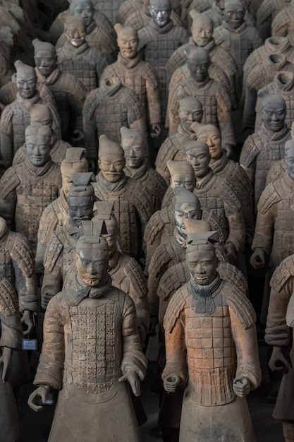 Premium Photo | Terracotta warriors is a collection of terracotta ...