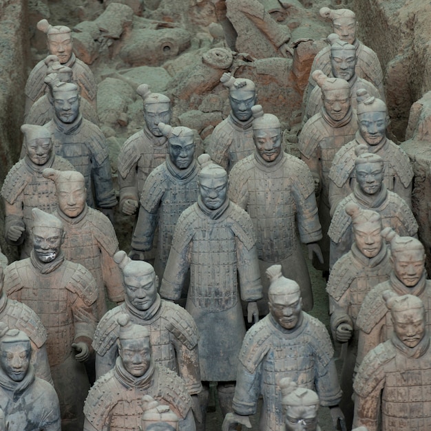 Premium Photo | Terracotta warriors statue at the terracotta warriors ...