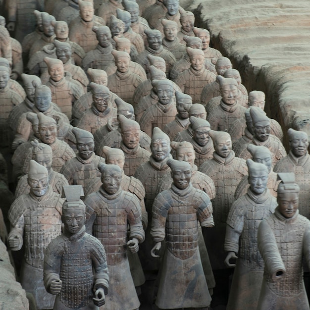 Premium Photo | Terracotta warriors statue at the terracotta warriors ...