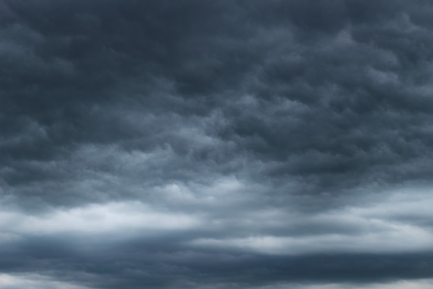 Premium Photo | Terrible gray storm clouds like during rain or storm