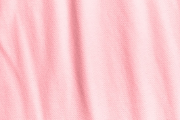 Premium Photo | Texture and background of crumpled pastel pink fabric