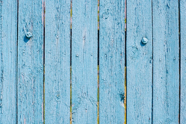 Premium Photo | The texture of the blue wooden board background