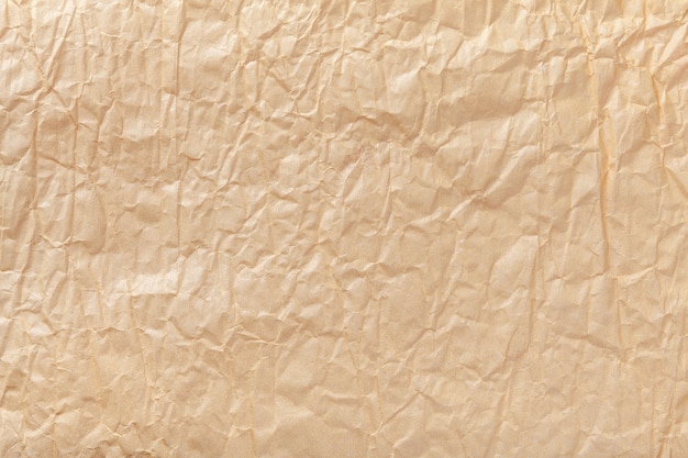 Premium Photo | Texture of crumpled brown wrapping paper