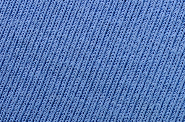 Premium Photo The Texture Of The Fabric In Blue