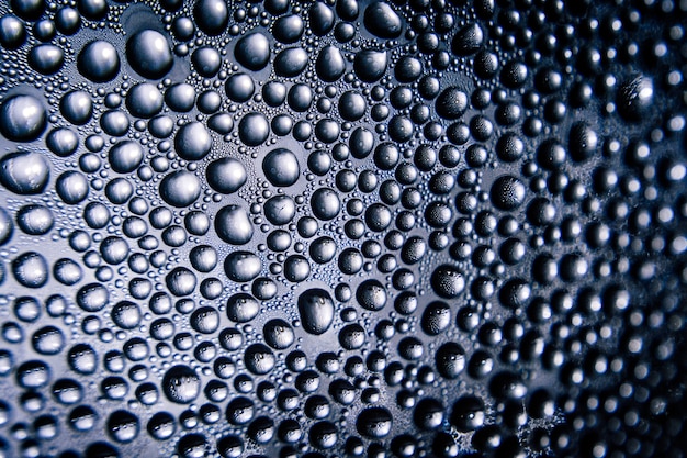 ボトルの水滴のテクスチャ プレミアム写真