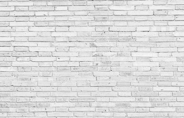 Premium Photo | Texture of old white brick wall large background.