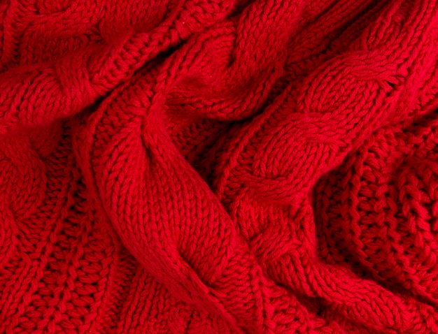 knitwear red