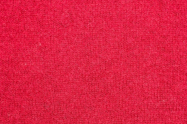 red knit fabric