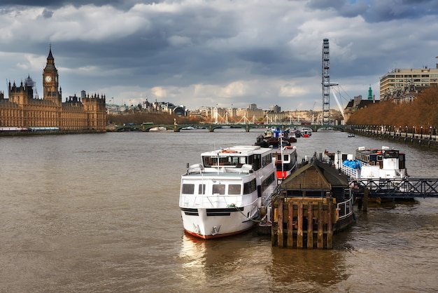 riverboats on the thames