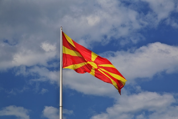 Флаг македонии фото