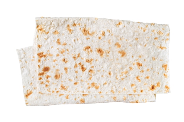 Premium Photo | Thin pita bread isolated on white background