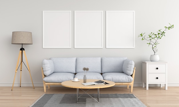 Blank Picture Frames In Living Room