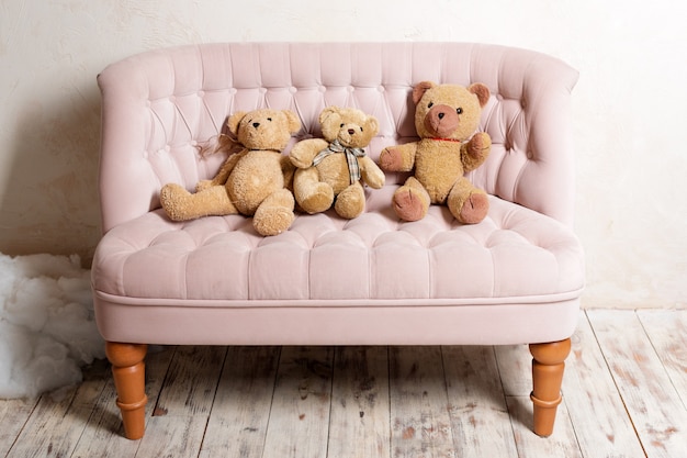 teddy bear sofa
