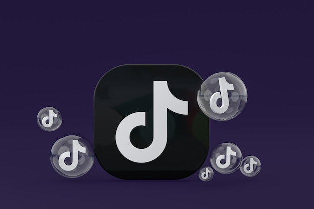 Premium Photo | Tiktok icon on screen smartphone or mobile phone 3d render