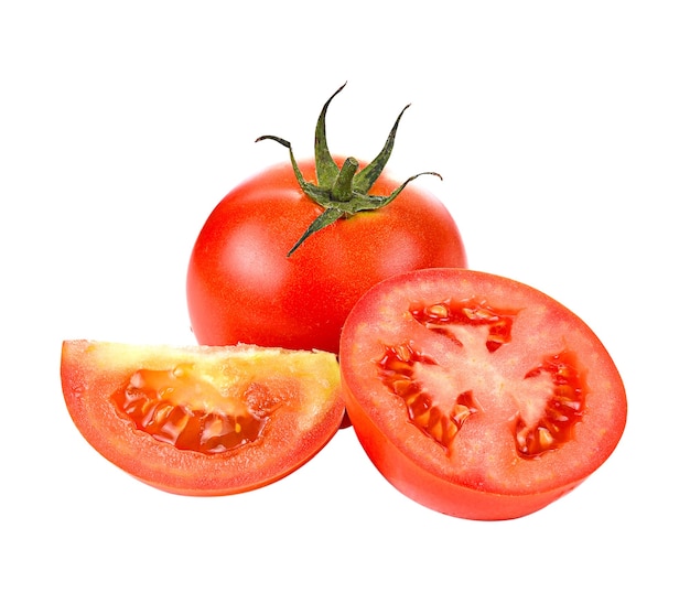 Premium Photo | Tomato vegetables pile isolated on white