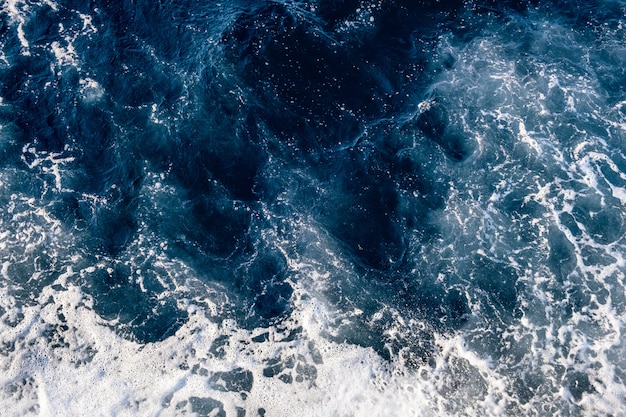 Premium Photo | Sea Water Surface Aerial View