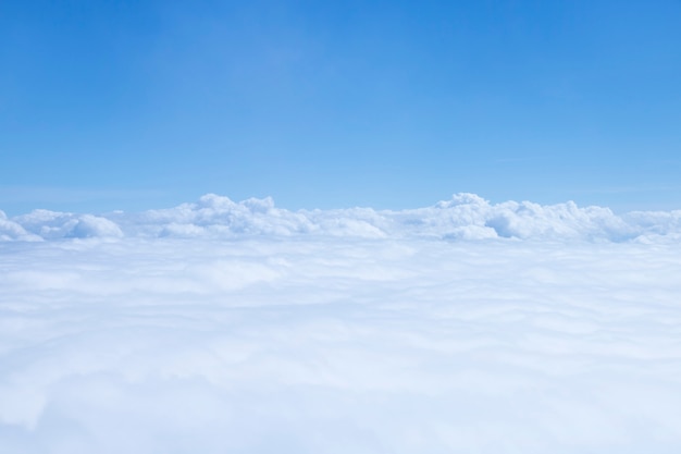 Premium Photo | Top view blue sky and cloud.