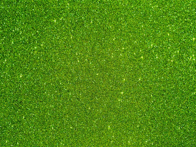 Free Photo Top View Green Glitter Background