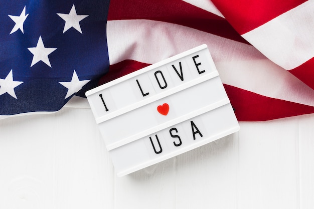 Download Free Top View Of Light Box With American Flag Free Photo Use our free logo maker to create a logo and build your brand. Put your logo on business cards, promotional products, or your website for brand visibility.