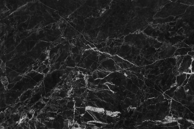 黒灰色の大理石のテクスチャ背景 自然なタイルの石造りの床のトップビュー プレミアム写真