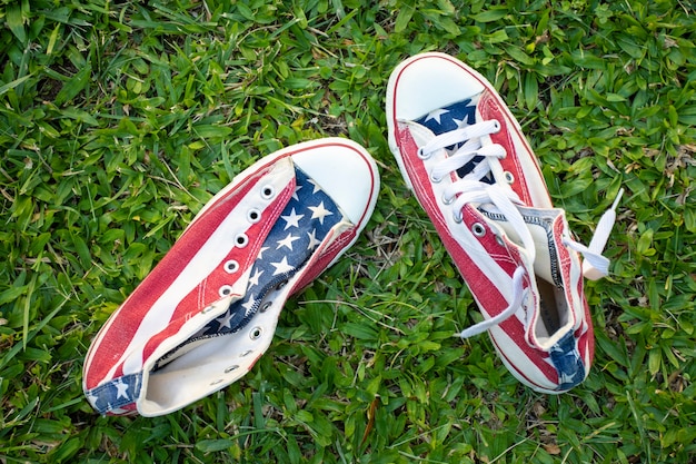 usa flag sneakers