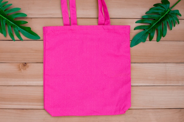 Download Tote bag canvas fabric cloth shopping sack mockup blank on ...