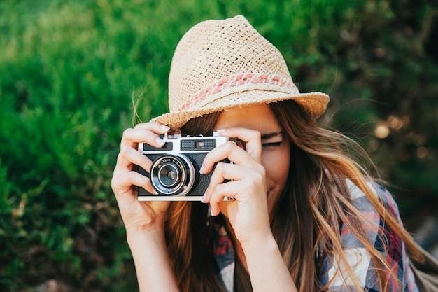 Free Photo | Tourist Taking Photo In City