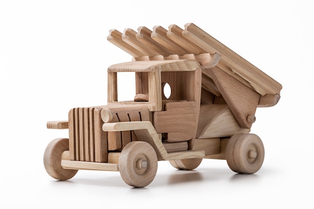 car made with wood