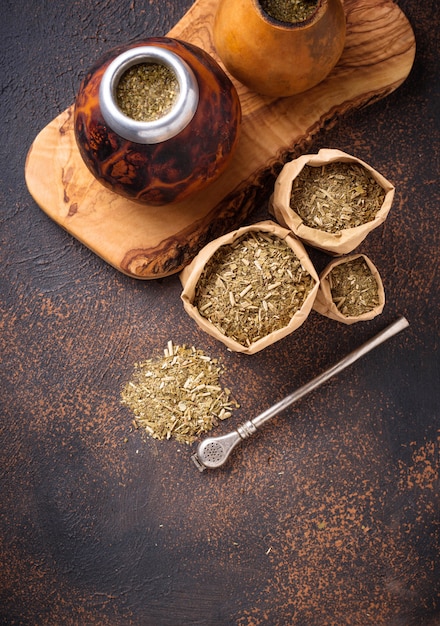 Premium Photo | Traditional argentina yerba mate tea